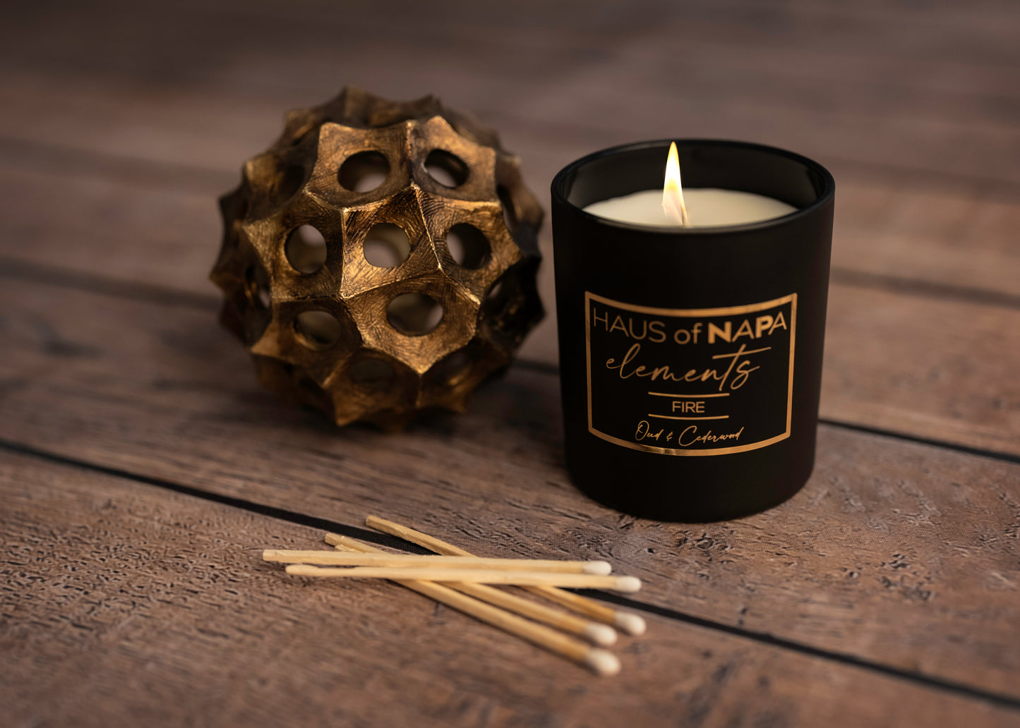 Fire Luxury Scented Candle